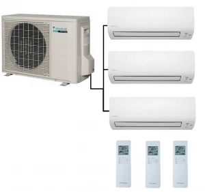 Daikin 3MXM52A Outdoor Unit - 3 Indoor Units 3 Daikin 3MXM52A Outdoor Unit - 3 Indoor Units