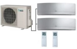 Daikin 2MXM40A Outdoor Unit - 2 Emura Indoor Units