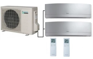 Daikin 2MXM40A Outdoor Unit - 2 Emura Indoor Units 3 Daikin 2MXM40A Outdoor Unit - 2 Emura Indoor Units