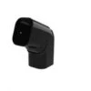 Black Trunking Jointed Elbow - CPS72