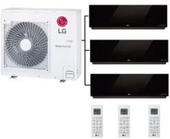 MU4R25.U21 Outdoor Unit - 3 Artcool Mirror Wall Mounted Units