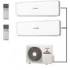 Mitsubishi SCM40ZS-W Outdoor Unit - 2 Indoor Wall Units -Climacool Store Multi 2 1 1