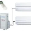 Fujitsu AOYG14KBTA2 Outdoor Unit - 2 Indoor Wall Units