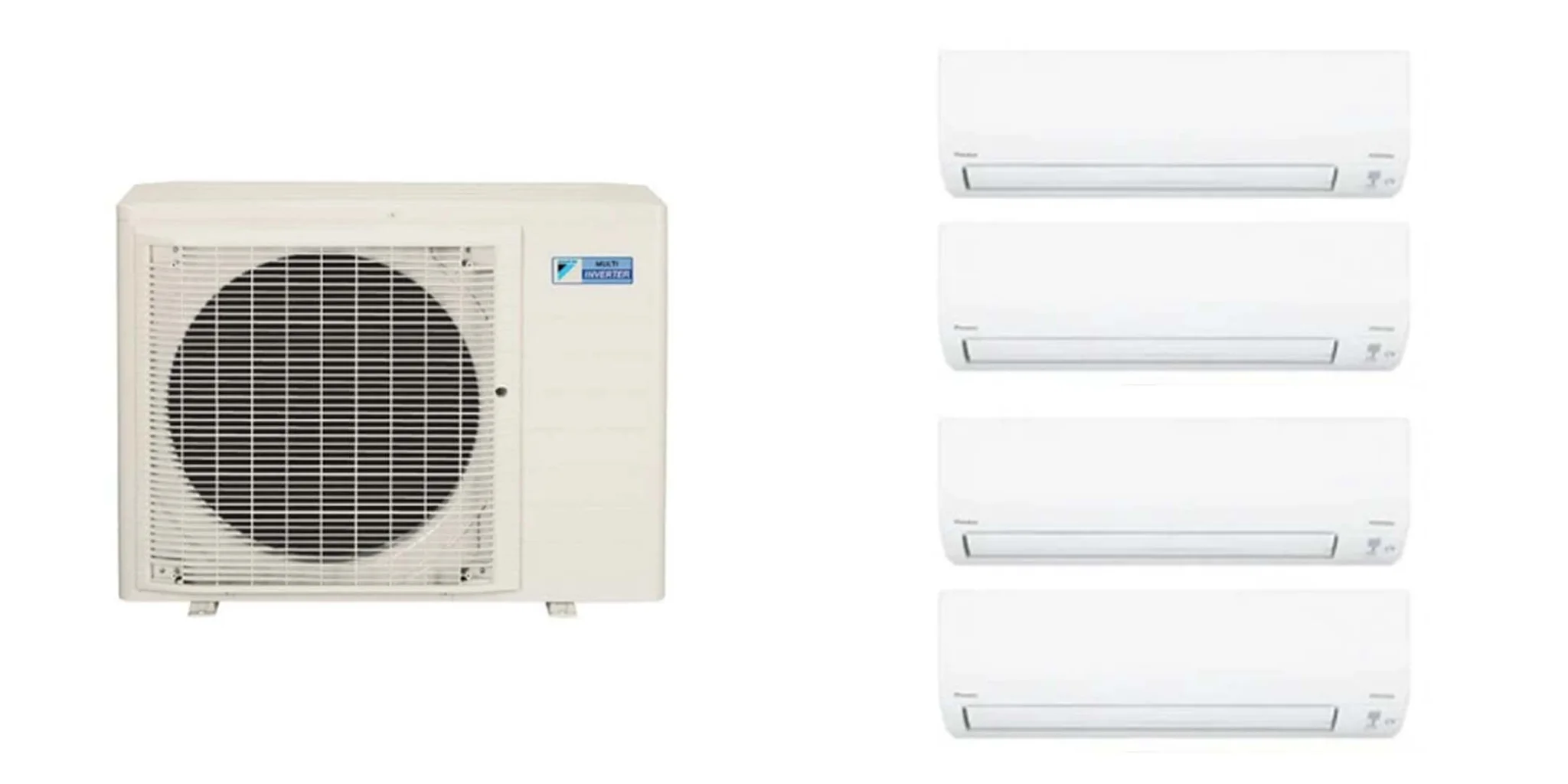 Climacool Store -Climacool Store Daikin System 4 Aircon Wifi MKS80TVMG 3XCTKS25TVMG